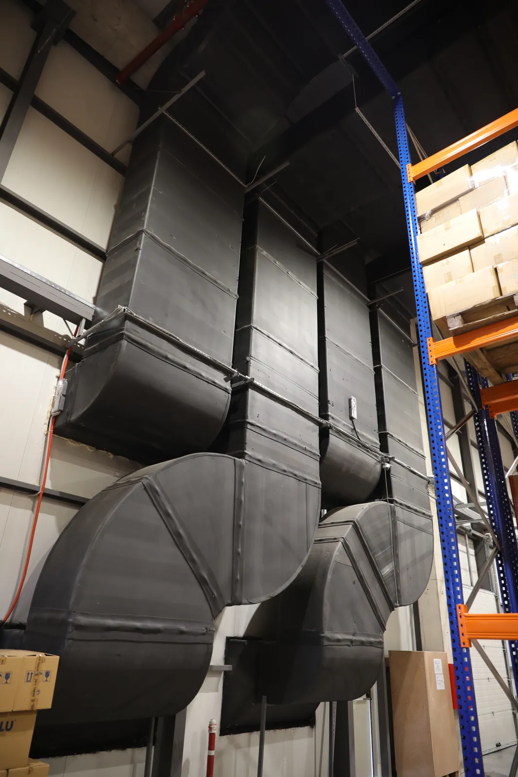 Large black ventilation fans